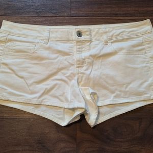 White demin shorts